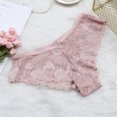 thumbnail image 2 of Gran oferta de bragas sexis con pajarita para mujer, ropa interior femenina, bragas de encaje Floral para mujer, bragas transparentes transpirables, lencería con Tanga, 2 of 5