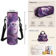 thumbnail image 7 of Jeiento Owl 17 Inch Lightweight School Bag Set for Boys Girls 4-Piece Lunch Bag Pencil Case Water Bottle Holder Purple Large Capacity Backpack for Kids Students, 7 of 7