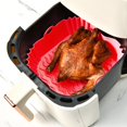 thumbnail image 3 of Fryer Pan Improve Heat Distribution Non-stick Durable Silicone Material Fryer Liner, 3 of 5