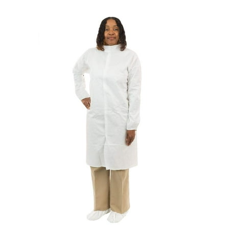 GammaGuard® CE Sterile Frock, Tunnelized Elastic Wrist, Serged Seam, Sterilized to 10⁻⁶, Individually Packaged