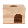 thumbnail image 1 of de animales pequeños Hámster de juguete, jerbo Conejillo de Hermosa Arco jinwen Casa de madera de hámster para mascotas, 1 of 8