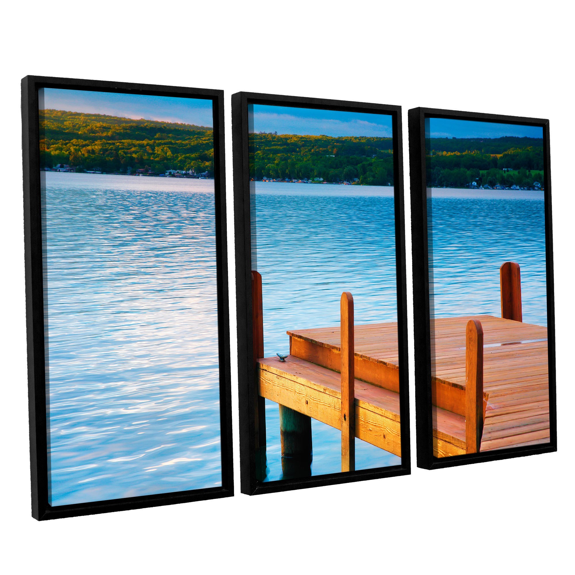 ArtWall Steve Ainsworth "End Of Summer" 3-Piece Floater-framed Canvas Set