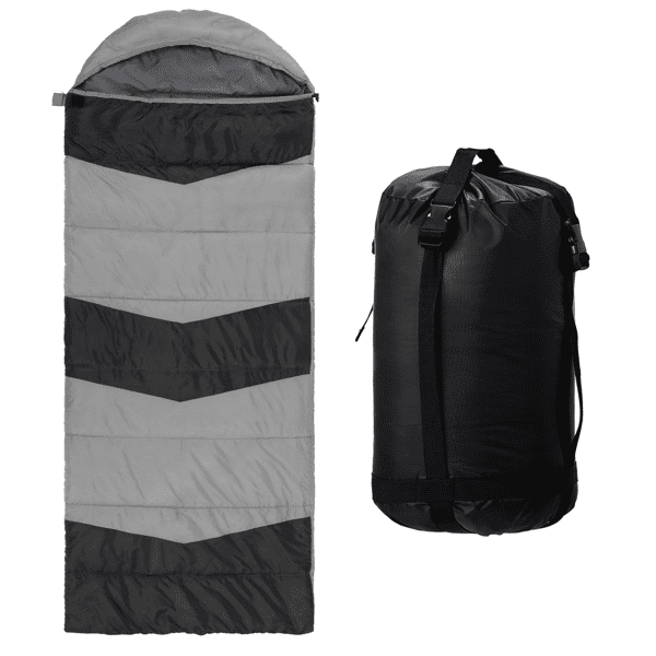 Alvantor USB Powered Hooded Heated Sleeping Bag for Adults and Kids, 3 Heat Levels, 14 to 50 F, Includes Carry Bag, 82.7 x 33.5 in