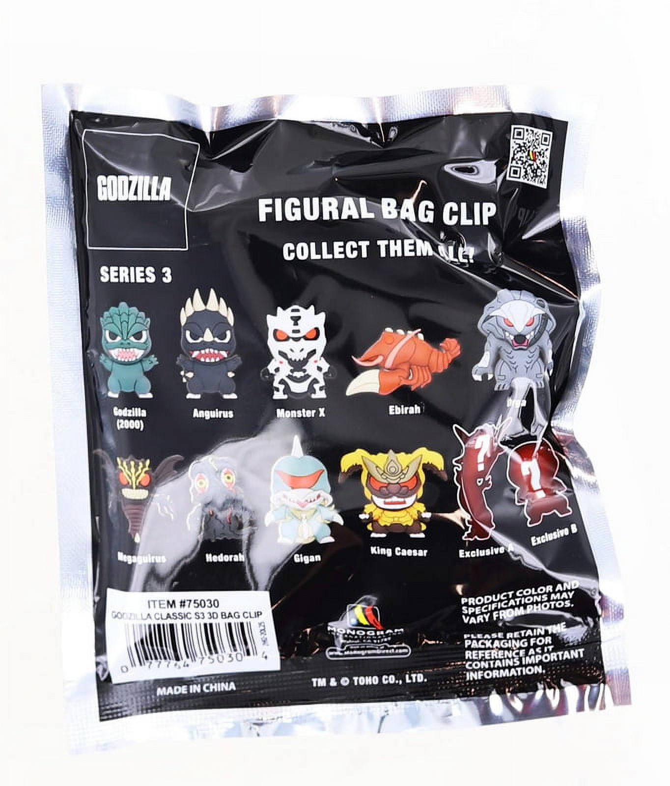 REVIEW: Godzilla Series 3 Figural Bag Clips