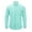 Mint Green@GC@, variant on Men's Buttons Down Suit Shirts Long Sleeve Dress Shirts For Men Trendy Solid Color Plus Size Lapel Soft Lightweight Business Tops