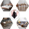thumbnail image 5 of 32 Pcs Brown Silicone Chair Leg Floor Protectors, Square Chair Leg Caps with Wrapped Felt, Fit: 0.55 Inch-0.75 Inch, 5 of 5