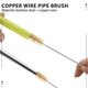 thumbnail image 1 of 6 piezas de cepillo de limpieza de tubos de latón, juego de cepillos de alambre, herramienta de limpieza y pulido, juego de cepillos de alambre de latón para Pip, 1 of 3