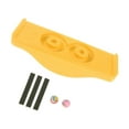 thumbnail image 1 of facefd Plastic Wobble Balance Board Kids Rocker Board Ended Learning Toy Yoga Toy w/ Antislip Strip Yellow, 1 of 9
