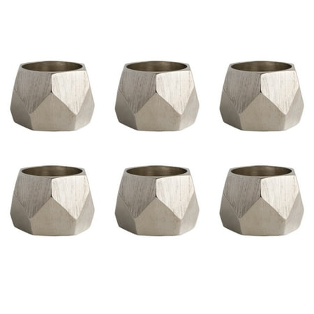 

Silver Triangle Band Napkin Ring (Set of 6)