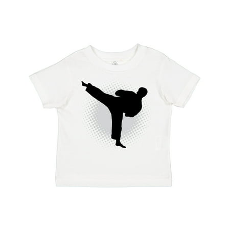 

Inktastic Karate Martial Arts Silhouette Sports Gift Toddler Boy Girl T-Shirt