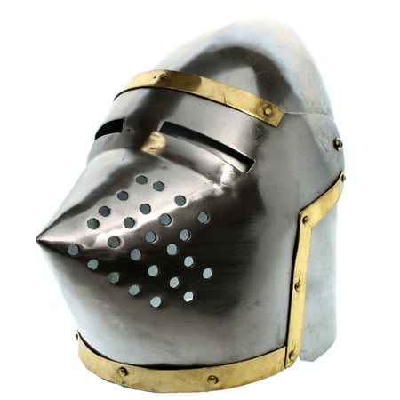 KNIGHT BASCINET HELMET - Costume Helm - MEDIEVAL ARMOR - Walmart.com