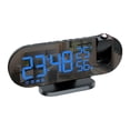 thumbnail image 1 of Reloj Despertador digital Sunnimix Reloj Despertador de espejo LED con proyector de tiempo, 1 of 8