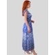 thumbnail image 4 of Vestido Largo para Mujer Vestido Casual Midi con Estampado Elegante y Manga con Volante Vestido Stretch Fresco y Cómodo para Dama, 4 of 5