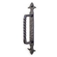 thumbnail image 2 of Artesano Iron Works | Home Decor Hammered & Twisted Wrought Iron Door Handle of 8"L Black, 2 of 4