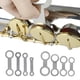 thumbnail image 5 of Saxofón, 8 piezas Herramienta de reparación de saxofón de presión plana Herramienta de almohadilla de cuero para saxofón Características de vanguardia, 5 of 9