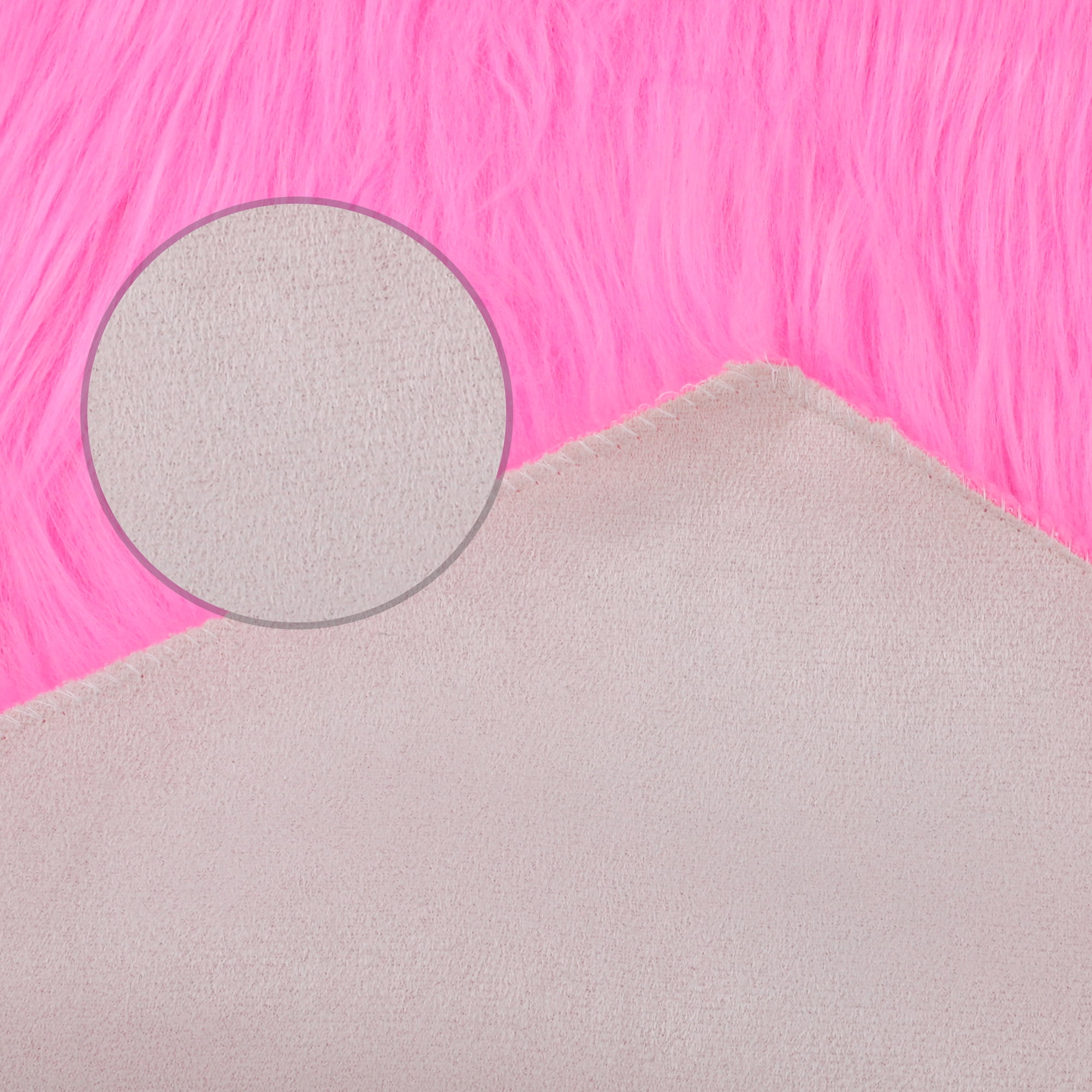 Unique Bargains Heart Shape Soft Absorbent Bath Rugs Pink 16" x 20"