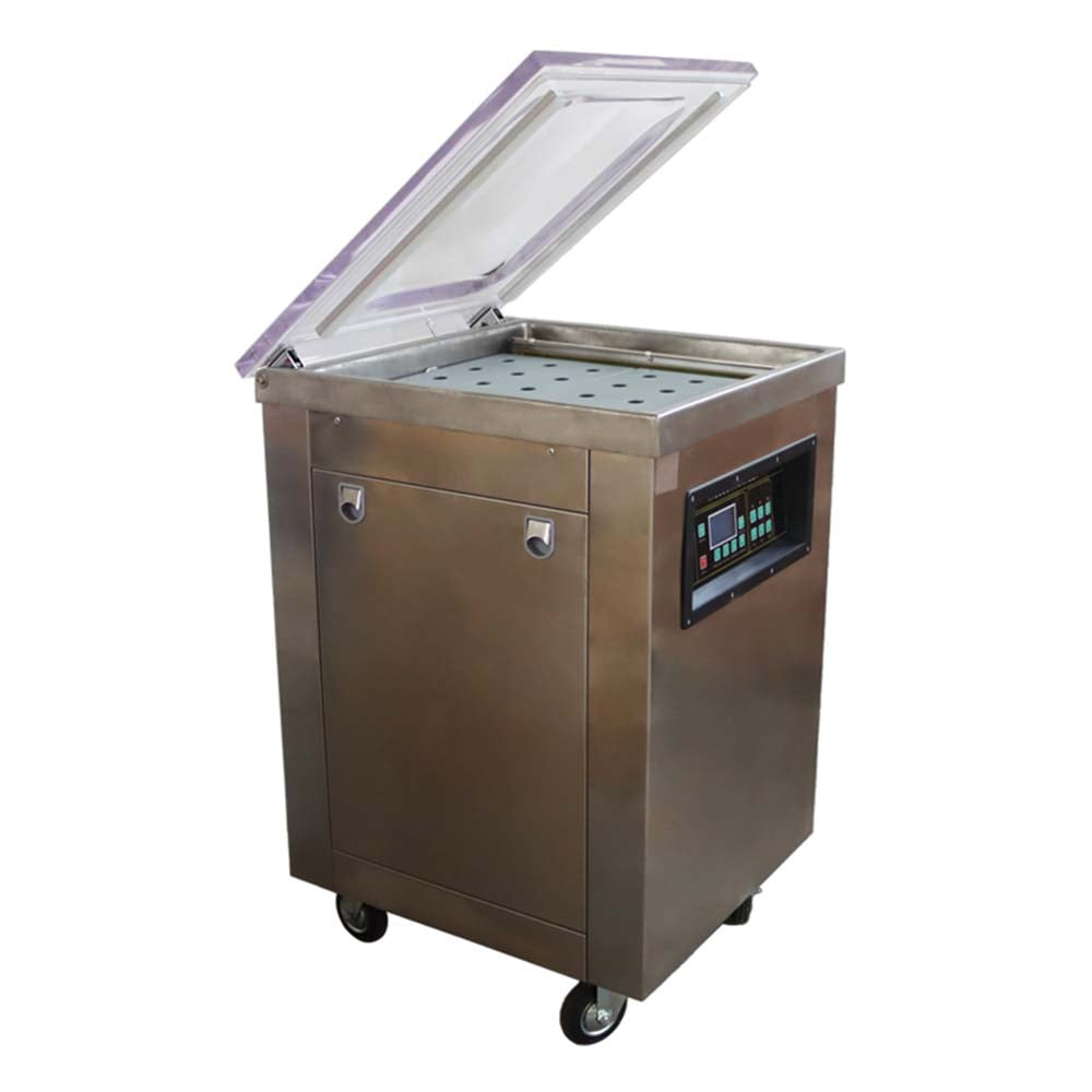 INTBUYING DZ500 Commercial Vacuum Packaging Machine Sealer Single Chamber Stainless Steel for Food Saving