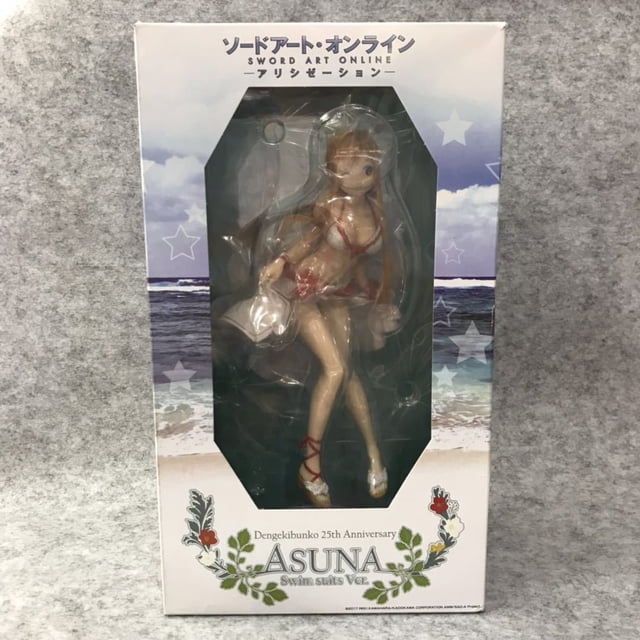 Figura DE ACCIÓN DE Sword Art Online de 10cm, modelo de colección intercambiable con cara móvil, Asuna Yuuki, regalo Gong Bohan LED