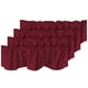 thumbnail image 1 of Cenefas de cortina H.VERSAILTEX Blackout Burgundy 52 x 45 cm, 4 unidades, 1 of 8