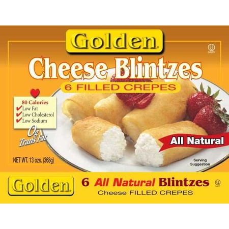 Golden Cheese Blintzes  13 Ounce -- 12 per case.