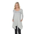thumbnail image 1 of White Mark Tunique Makayla pour Femmes à Manches 3/4, 1 of 5