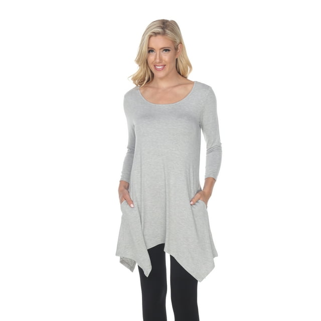White Mark Tunique Makayla pour Femmes à Manches 3/4