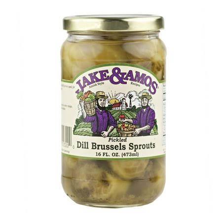 Jake & Amos Dill Brussels Sprouts 16 oz. Jar (2