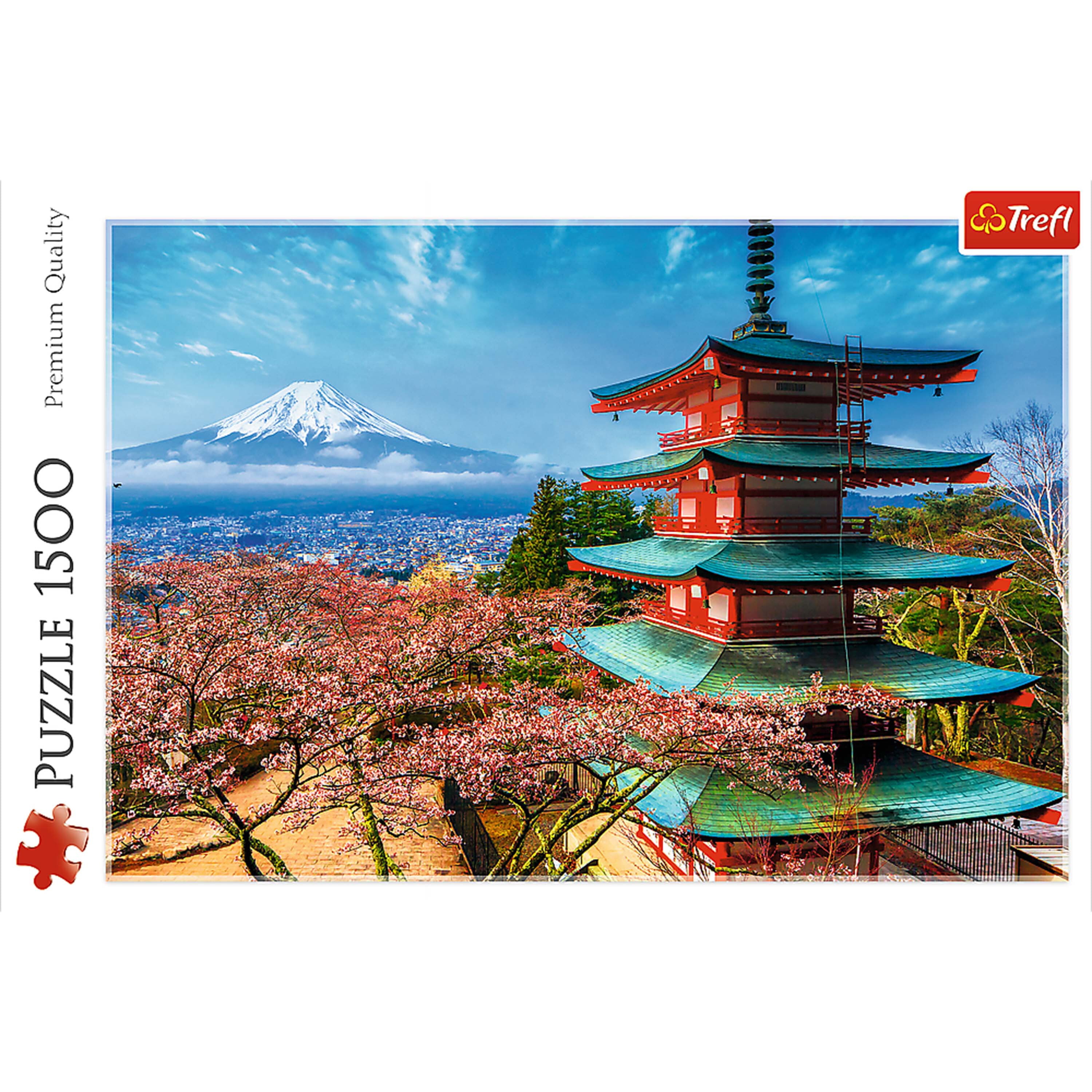 Trefl 1500 Piece Jigsaw Puzzle, Mount Fuji