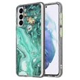 thumbnail image 1 of For Samsung Galaxy S22 5G Glazed Marble Pattern TPU + Acrylic Phone Case, 1 of 5