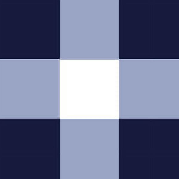 Woven Trends Farmhouse Curtains, Buffalo Plaid Panels, Classic Country Plaid Gingham Checkered Design, Farmhouse Decor, Window Curtain Treatments 42" x 95" Single Panel, Navy Blue