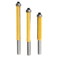 thumbnail image 2 of Bit Droit, 3pcs Flush Trim Routeur Flush Trim Bit Bit Droite Routeur Conception de Classe Mondiale, 2 of 14