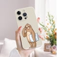 thumbnail image 2 of ¡Actualice el estilo de su iPhone con esta llamativa funda plateada mate con estampado de dibujos animados para iPhone15 Pro Max 14 13 12 Pro 11!, 2 of 4