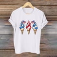 thumbnail image 2 of CFLVAEK Funny 4th of July Tshirts for Women Novelty American Flag Graphic Tees Summer Casual Short Sleeve Round Neck Tshirt Patriotic Tops XXL, 2 of 4