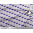 thumbnail image 2 of Soimoi Rayon Crepe Fabric Horizontal Stripe Printed Fabric 1 Yard 46 Inch Wide, 2 of 3