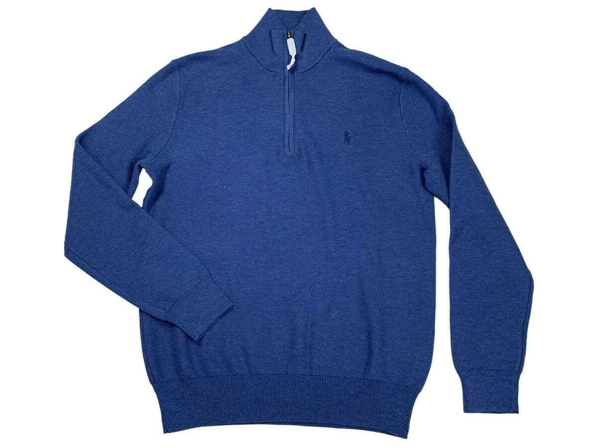 Ralph Lauren Polo Mens Pony Logo Half Zip Pullover Sweater Multi 71069763