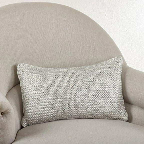 Fennco Styles Cassandra Collection Knitted Design Pillow - 3 Colors - 2 Sizes