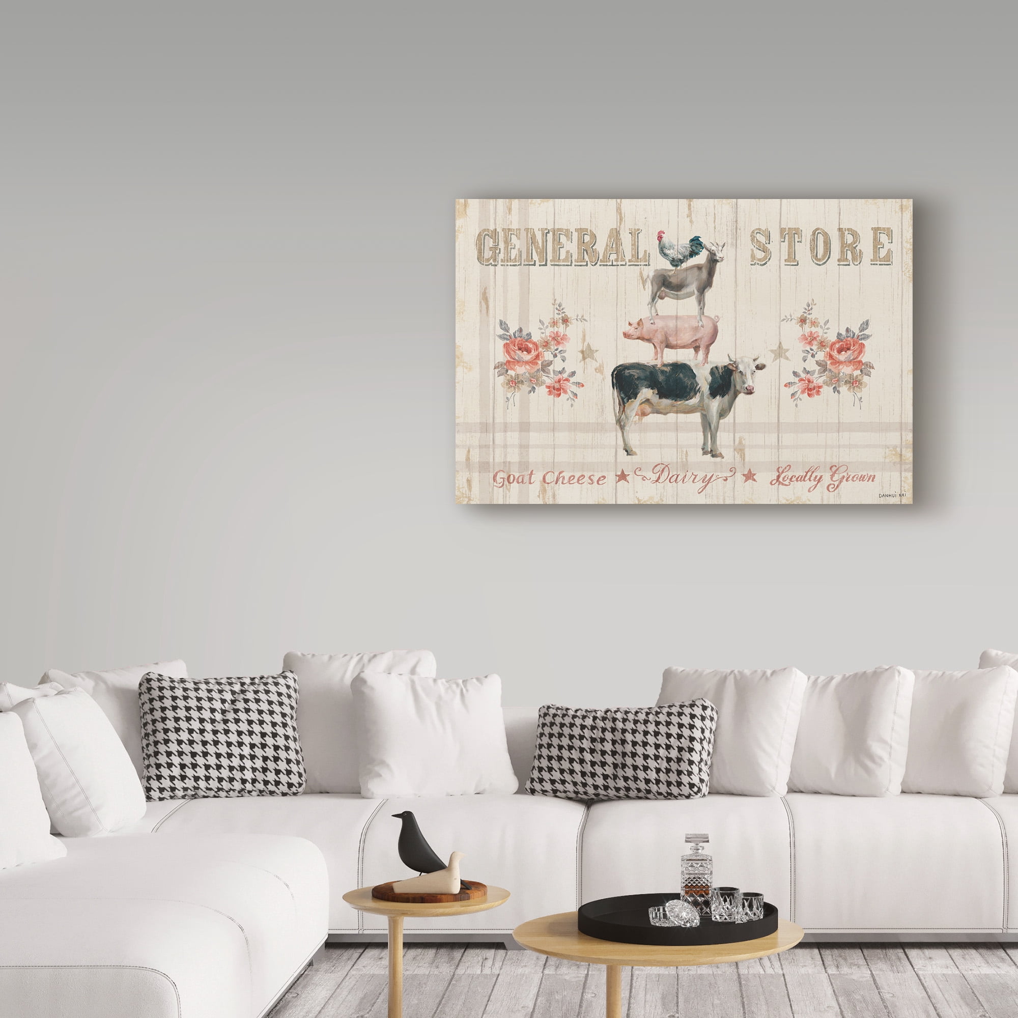 Trademark Fine Art 'Farm Patchwork I' Canvas Art by Danhui Nai