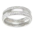 thumbnail image 5 of His and Hers Wedding Rings Set Sterling Silver Bands for Him Her, 5 of 6