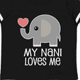 thumbnail image 4 of Inktastic My Nani Loves Me Grandchild Gift Boys or Girls Toddler T-Shirt, 4 of 5