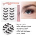 thumbnail image 3 of Pestañas Postizas Con Imán Líquido, Delineador De Ojos Líquido Magnético, Pinzas, Juego De Herramientas De Maquillaje Para Pestañas #051, 3 of 7