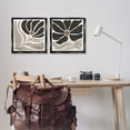 thumbnail image 3 of Stupell Industries Large Modern Flower Plants & Flowers Painting Black Floater Framed Canvas Art Print Wall Art, 18 x 18, Set of 2, 3 of 10