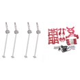 thumbnail image 1 of 1 set Rc Car Upgrade Parts for 1: 14 144001 & 4Pcs Metal Drive Shaft Front Wheel Drive Shaft, 1 of 8