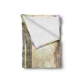 thumbnail image 2 of Abstract Oil Painting Soft Flannel Fleece Throw Blanket, Brooklyn Bridge in Watercolor Brush Strokes Style in Earthy Tones, Cozy Plush for Indoor and Outdoor Use, 50" x 60", Multicolor, by Ambesonne, 2 of 6