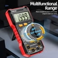 thumbnail image 4 of ANENG ANENG SZ304 Handheld Digital Multimeter - High Precision Voltage/Current/Resistance/Capacitance/Frequency/Diode Tester with Test Leads, Red (Battery Not Included), 4 of 7