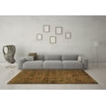 thumbnail image 3 of Ahgly Company Indoor Square Abstract Brown Modern Area Rugs, 3' Square, 3 of 4