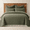 Moss Green-Full/Queen (90" X 92"), variant on King (104" X 92") Loden Green 3-Piece Quilt Bedding Set