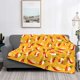 thumbnail image 2 of Fotbe Hot Chilli Manta de Franela con Estampado, Manta Ultrasuave para Cama, Sofá, Auto, Hipoalergénica y Antibolitas-40"x30", 2 of 6