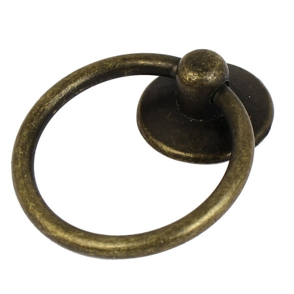 Uxcell Furniture Drawer Furniture Door Pull Ring Handle Knobs Bronze Tone