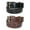 Black and Brown, variant on CTM Kid's Leather Two Hole Jean Belt (Pack of 2 Colors)
