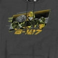 thumbnail image 2 of TRANSFORMERS ONE B127 Neon Unisex Adult Pull-Over Heather Hoodie, Black Heather, 2X-Large, 2 of 4